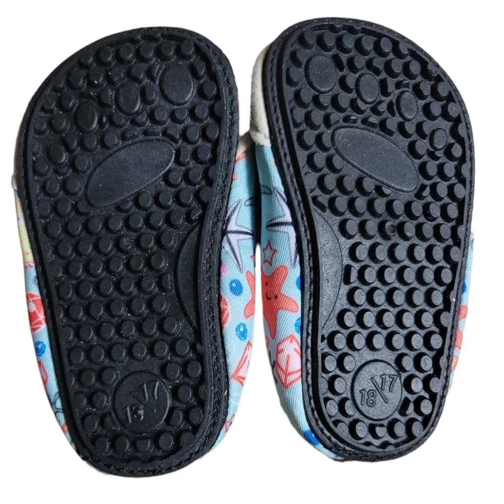Water/Multi-Purpose Non-Slip Rubber Bottom Unisex Starfish Slipon Shoes for Baby
